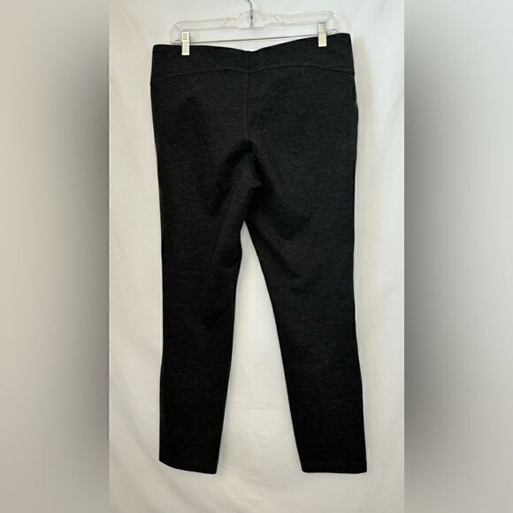 ExOfficio EUC gray elastic waisted straight leg pants Size 12 - Picture 2 of 4